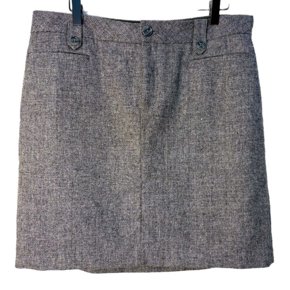 Eddie Bauer Wool Blend Gray Mini Pencil Skirt Women’s 12.